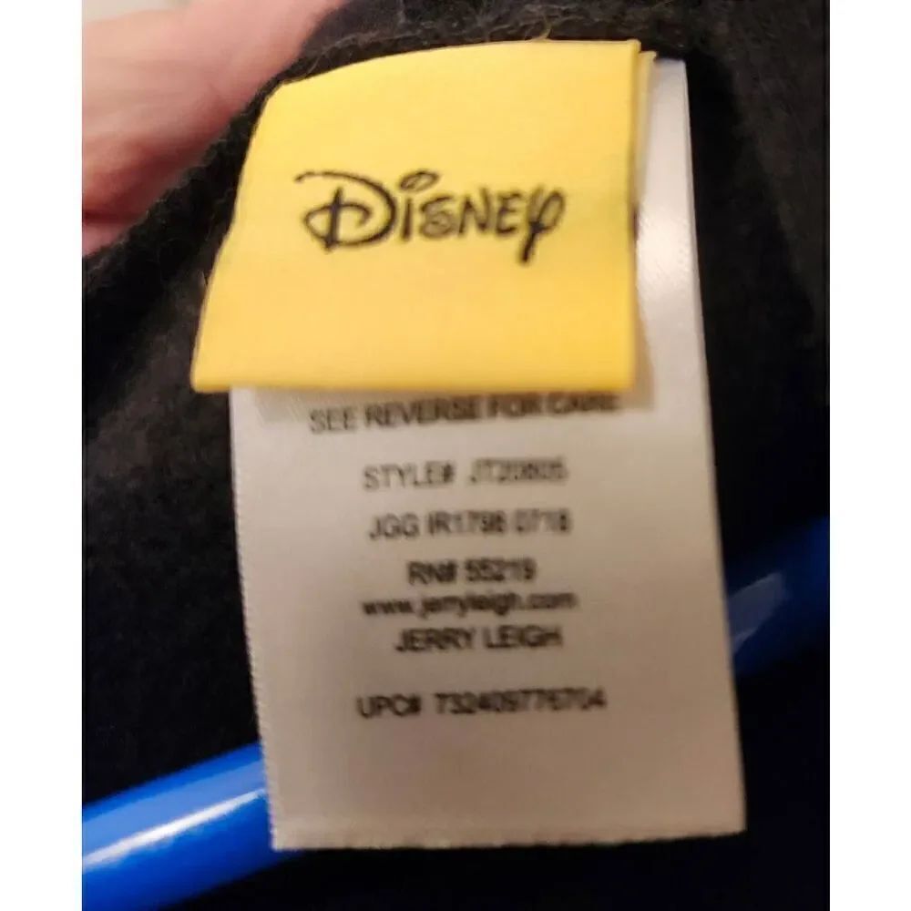 Disney “The One & Only” Mickey Mouse Woman’s Black Supper Soft Hoodie~ Size XLar - Picture 4 of 5
